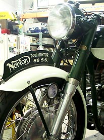 vintage Norton motorcycle