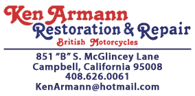 Ken Armann British Motorcycle Restoration and Repair